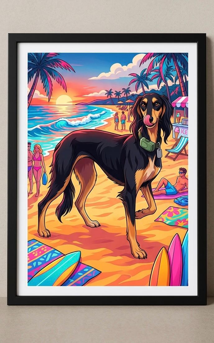 The "Big Pawsonality" Signature Custom Framed Pet Portrait